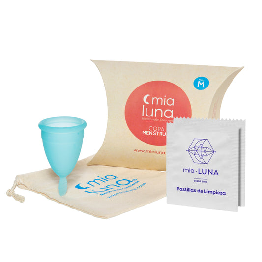 Pack Copa Menstrual Mialuna + Pastillas - 6 Unidades Sin Caja